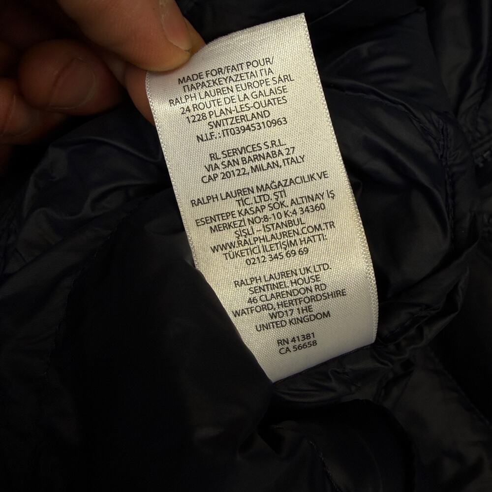 Polo Ralph Lauren XL men blue quilted insulated light jacket outdoor streetwear - Picture 13 of 14